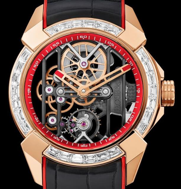 Jacob & Co. EPIC X ROSE GOLD BAGUETTE Watch Replica EX100.43.LD.OP.A Jacob and Co Watch Price Jacob & Co. EPIC X ROSE GOLD BAGUETTE Watch Replica EX100.43.LD.OP.A Jacob and Co Watch Price